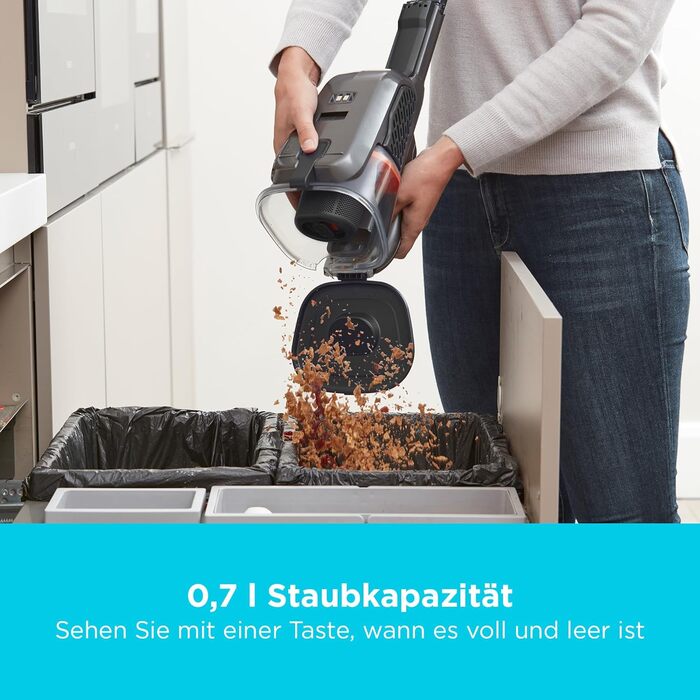 Акумуляторний ручний пилосос BLACK+DECKER BHHV520BT-QW 18 В, 36 Вт*год з док-станцією