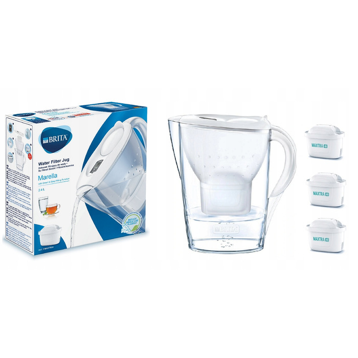 Фільтрувальний глечик Brita Marella Cool + 3 фільтри Maxtra PRO Pure Performance
