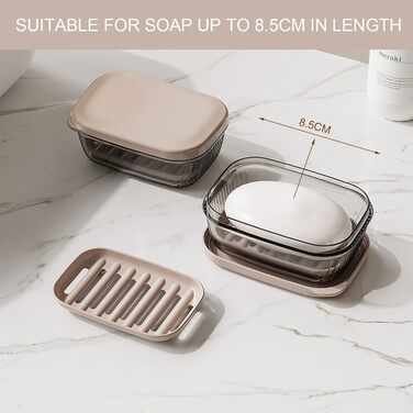 Миска для мила з водовідведенням, водонепроникна, знімна, для кемпінгу, подорожей, ванної кімнати