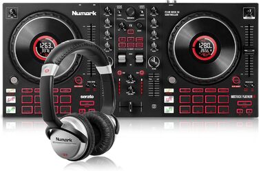 DJ-контролер Numark Mixtrack Platinum FX + навушники Numark HF125 для Serato DJ (4-Deck)