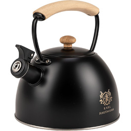 Чайник електричний Induktion 2.5L з автоматичним свистком, нержавіюча сталь. Підходить для індукційних, газових та електричних плит.