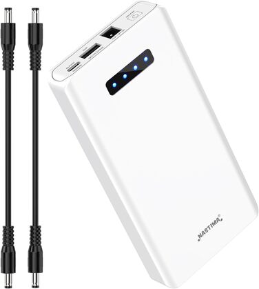 Power Bank NASTIMA 12V 5200mAh з трьохвидим виходом (USB-A, USB-C, DC) для LED, CCTV, камер та ін.