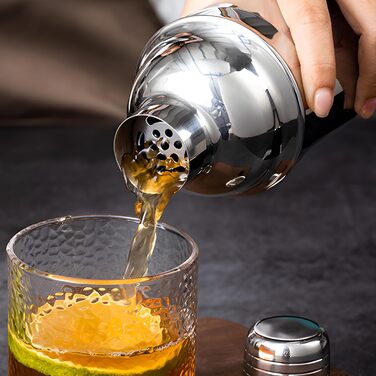 Набір для приготування коктейлів Retoo, нержавіюча сталь, 750 мл, 6 предметів, професійний барний аксесуар для дому та бару