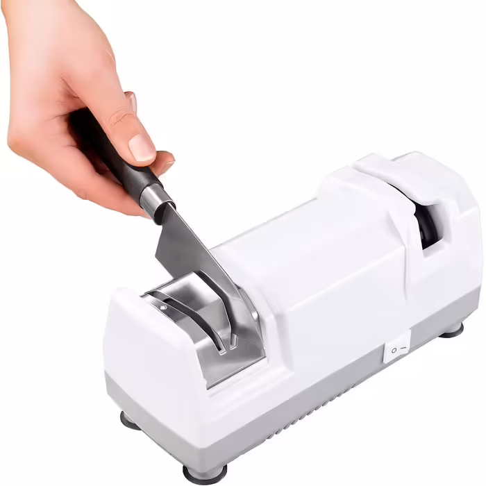 Rosenstein & Söhne Sharpener: Electric Professional Diamond Sharpener, Coarse and Fine Grit, 40 W (Manual Sharpener, Knife Sharpening Machines, Grinding Wheels)
