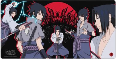 Килимок для миші та клавіатури Head Case Designs Naruto Shippuden XL (60x30 см, Саске) - ігровий, великий, аніме