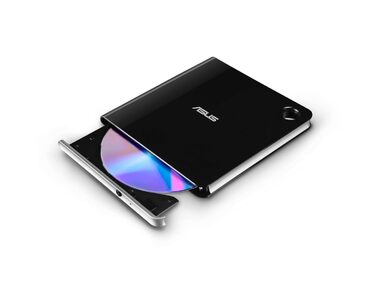 Зовнішній ультратонкий Blu-ray привід ASUS BW-06D5H-U BDXL з підтримкою M-Disc для запису Blu-ray, DVD та CD, сумісний з Windows та Mac