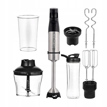 Ручний блендер Zelmer ZHB4845 Impress, 1200 Вт, сріблястий