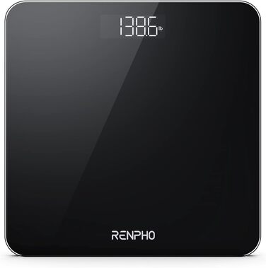 Кухонні ваги RENPHO: цифрова вага з LCD-дисплеєм, функцією тарування, для випічки та приготування їжі, точність 1г, максимальне навантаження 5кг, білий (чорний)