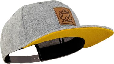 Кепка бейсболка Jumping Bird • Унісекс • Знімний козирок • Легка, легко миється • Однорозмірний (світло-сірий)