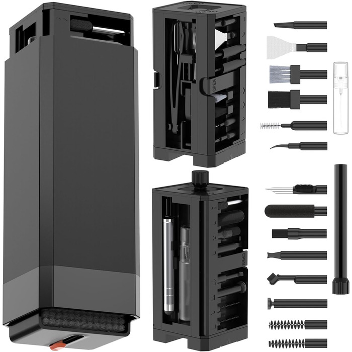 Набір для чищення техніки VICHYIE 32 в 1: клавіатура, мобільний, навушники AirPods, iPhone, планшет, ноутбук, монітор, камера