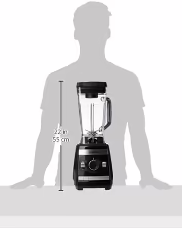 Блендер стаціонарний Bosch VitaBoost MMBH6P6B, 1600 Вт, 2,5 л Tritan, 6 лез з нержавіючої сталі, 6 автоматичних програм, BPA-free, чорний, для смузі та супів