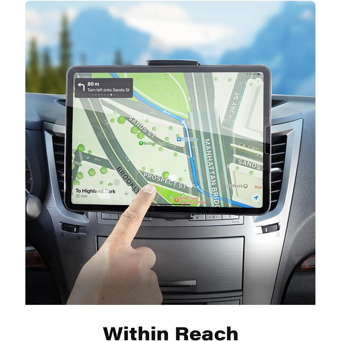 Універсальний тримач для планшету та телефону в авто APPS2Car [2 в 1] - для 7-12.4