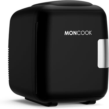 Mini-холодильник MONCOOK для спальні: компактний, портативний, тихий. Охлаждення та підігрів, ідеально для дому, офісу, авто, подорожей. Білий (14L)