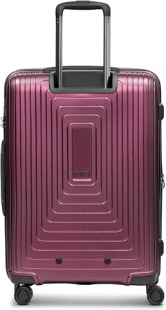 Набір пластикових валіз REDOLZ з б'юті-кейсом, 4 предмети, колір Aubergine Metallic