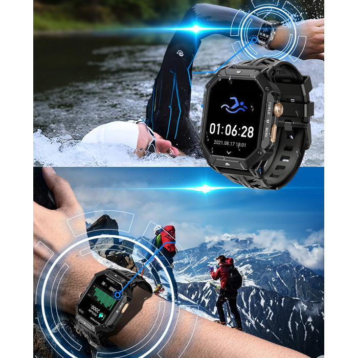 Чоловічий смартгодинник Smart-Trend F249B, чорний