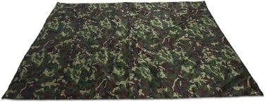 Nikou Camping Tarp - Camouflage Waterproof Camping Shelter Tent Tarp Movable Lightweight Rainproof Mat for Outdoor Picnic Camping (Size: 2 * 2M) 2*2M