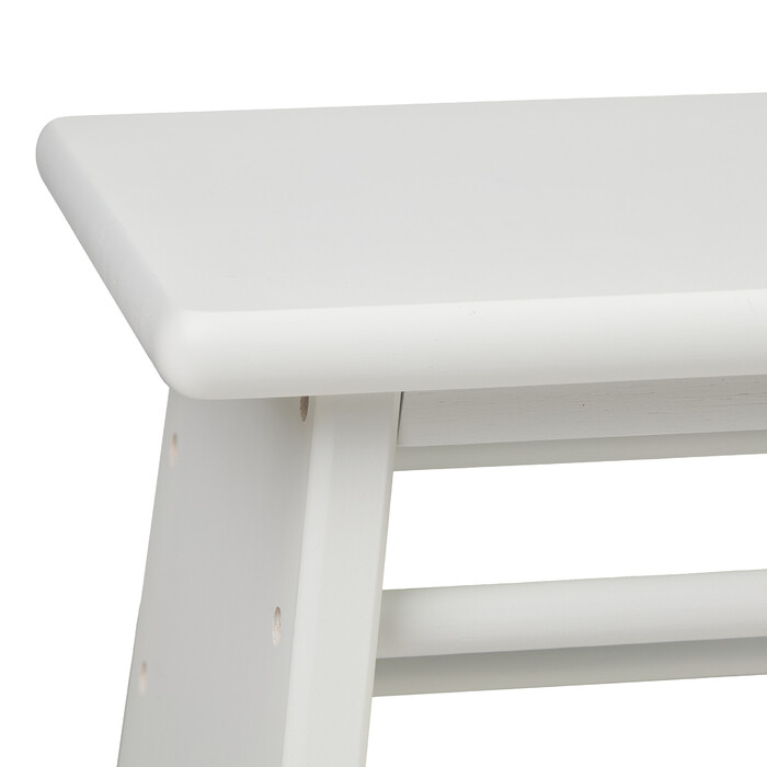 Relaxdays Bamboo Footrest - White