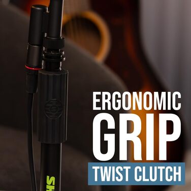 Підставка для мікрофона Shure by Gator з регулюванням висоти, чорна