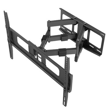Настінний кронштейн для ТБ Nanook SOLID+ поворотний та нахильний, для телевізорів 40-77 дюймів, VESA 600x400, навантаження до 45 кг, універсальний