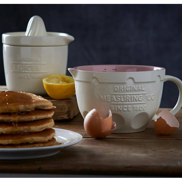 Mason Cash Innovative Kitchen Measuring Containers, stoneware, white, 20.5 x 15 x 10 cm