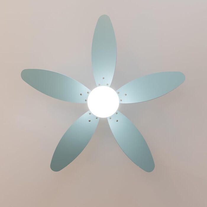 Стельовий вентилятор з підсвічуванням Cecotec EnergySilence Aero 4260 Full Sky 106 см, 40W, пульт, таймер, 6 швидкостей, синій