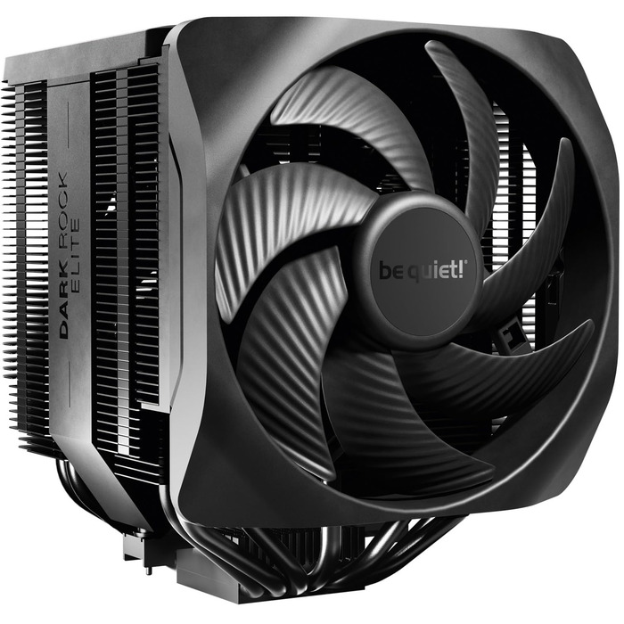 be quiet! Dark Rock Elite - Повітряний кулер з високою продуктивністю, 7 теплових трубок, вентилятори Silent Wings 120mm та 135mm PWM, тиха робота, Speed Switch