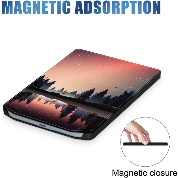 Чохол для Pocketbook Verse PB629 / Verse Pro PB634: Flip-Cover з авто. функцією сну/пробудження (дим.)