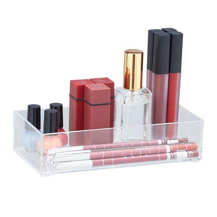 Relaxdays Drawer Organizer transparent
