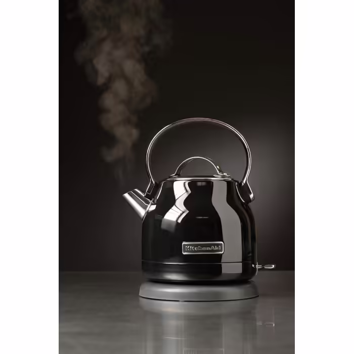 Електрочайник KitchenAid 5KEK1222EOB, 1,25 л, онікс, чорний, преміум якість