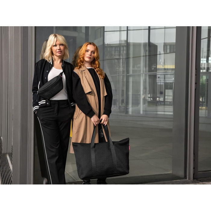 Сумка поясна Reisenthel Extralite Belt Bag – Легка, стильна, з сітчастого матеріалу, чорна