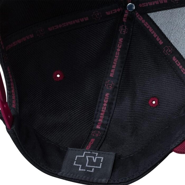 Кепка Rammstein Snapback з логотипом, чорна, офіційний мерч гурту