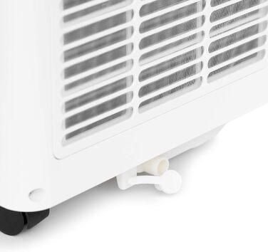 Мобільний кондиціонер IPOTOOLS 9000 BTU з витяжною голкою: охолодження, вентиляція, осушення. Білий