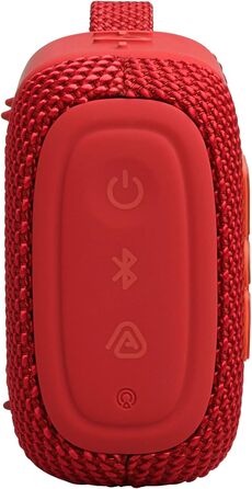 JBL Go 5: Портативна Bluetooth колонка, червоний колір - потужний звук, водонепроникність, до 10 годин роботи