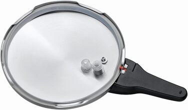 Скороварка Silit Sicomatic t-Plus 2,5 л, силарганова, для індукції, 18 см, 3 режими, чорна, з одноручним регулятором
