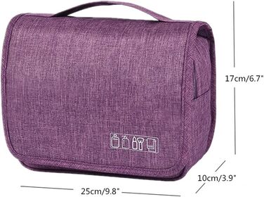 Сумка для туалетних аксесуарів | Розкладна дорожня сумочка з ручкою | Багатофункціональна косметичка, сумочка для душу для чоловіків та жінок (Зелена)