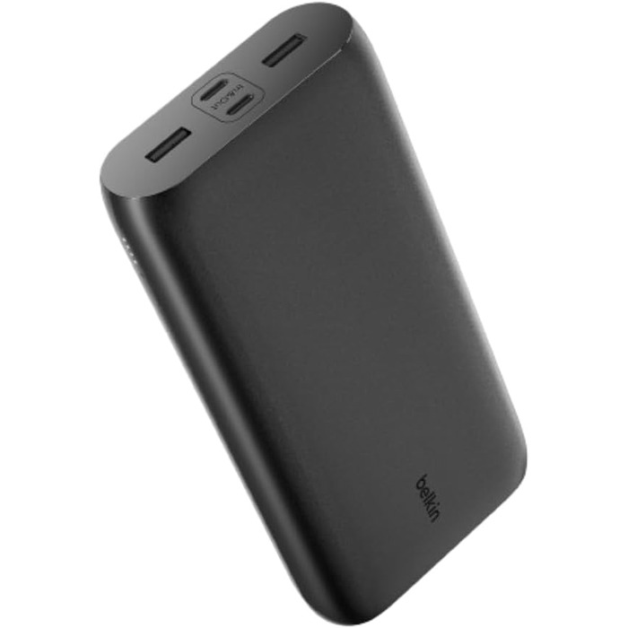 Powerbank Belkin BoostCharge 26000mAh з 4 портами USB-C та USB-A, швидка зарядка Power Delivery, для iPhone, iPad, Galaxy, Pixel