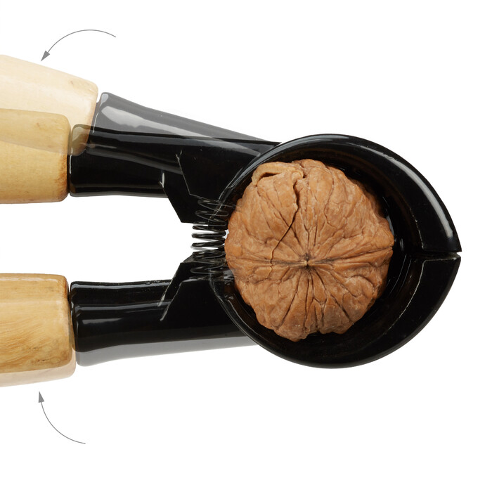 Relaxdays Nutcracker 2-in-1 with Wooden Handle
