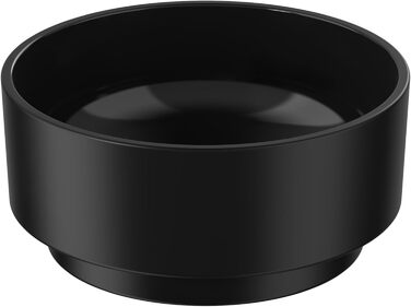 Миска для собак Draiax ElegantFeed M з кераміки – чорна, з матовим зовнішнім та блискучим внутрішнім покриттям