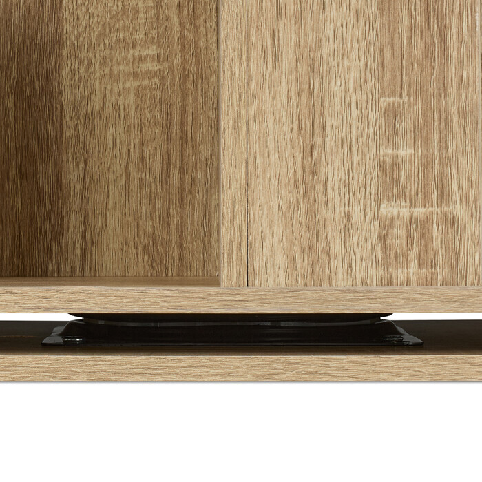 Relaxdays Corner Bookshelf with Wood-Look Finish