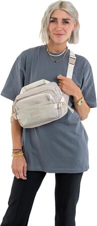 Гермопоясна сумка Johnny Urban Travis Beige - для подорожей, хайкінгу та активного відпочинку