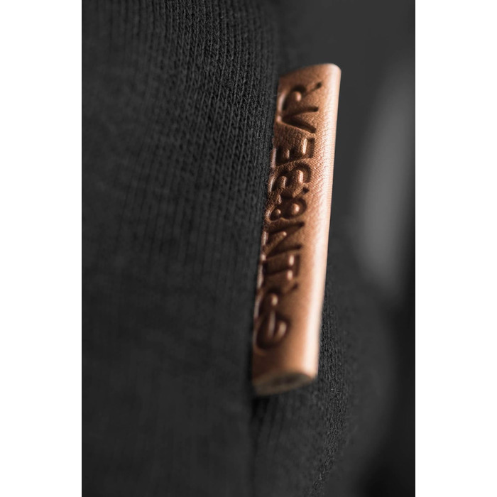 Чоловіча толстовка з капюшоном Grin&Bear | З флісовою підкладкою | GEC490 L Чорний