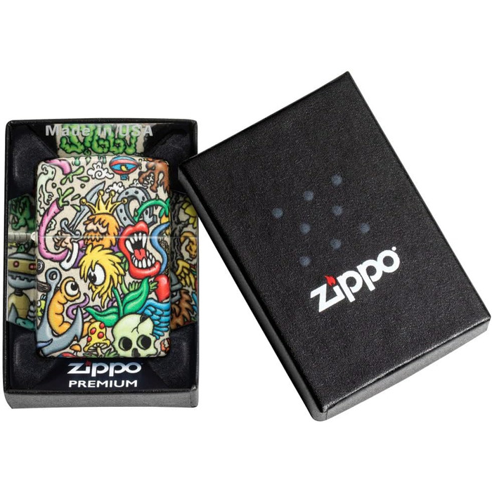 Бензинова запальничка Zippo Crazy Collage 540 Color, кольорова колекційна