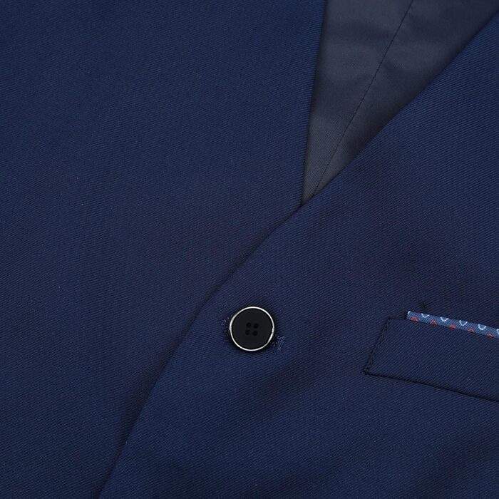 Чоловічий класичний жилет Athemen Slim Fit з V-подібним вирізом для костюма, бізнес-стиль та весіль (3XL, синій #922)