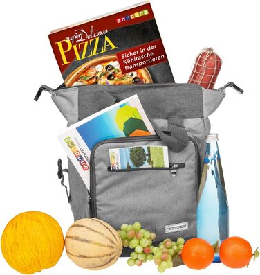 anndora Cooler Bag Light Grey - Model Selection (26 Liters - Light Grey Milled)