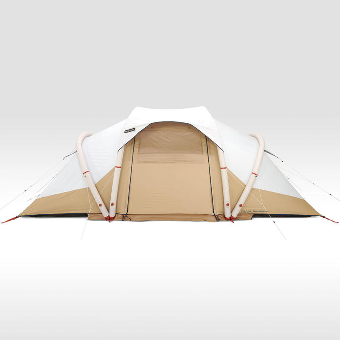 Надувний кемпінговий намет Quechua Air Seconds 4.2 F&B на 4 особи, 2 спальні