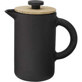 Stelton X-636 - Coffee Maker, French Press - Theo - 0.8 Liter - Ceramic - Black Scandinavian Black