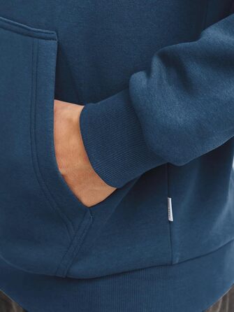 Куртка Jack & Jones Plus Size з капюшоном, великі розміри (6XL), колір: Insignia Blue