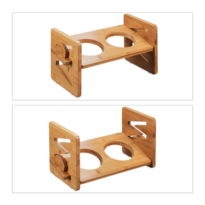 Relaxdays Adjustable Dog Feeder