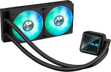 ASUS Prime LC 240 ARGB - Система водяного охолодження CPU з RGB підсвіткою (2 вентилятори, 400 мм шланги, підтримка Intel LGA 1851/1700/1200/115X, AMD AM5)