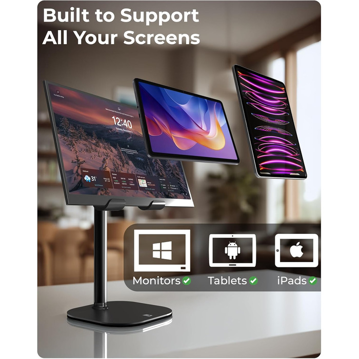 Тримач-підставка для планшета COOPER Tablet Holder Stand, колір Night Black